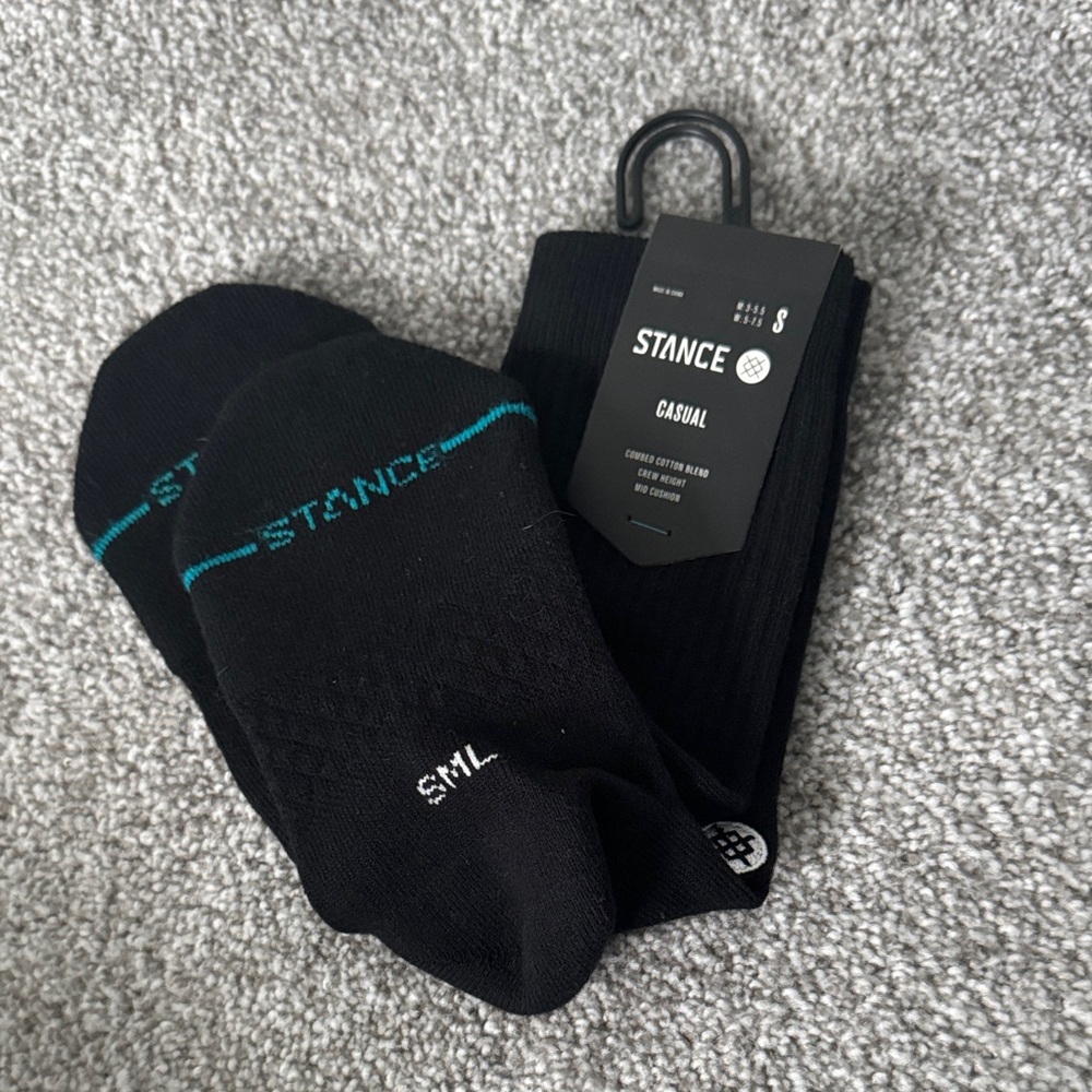 Stance Black and Blue Casual Socks